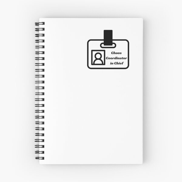 Item preview, Chaos Coordinator In Chief Funny Office ID Badge Meme designed and sold by Annekkecreative.