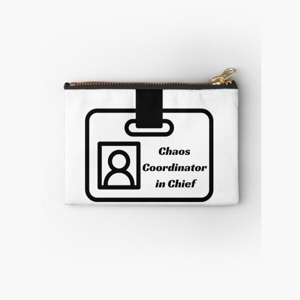 Item preview, Chaos Coordinator In Chief Funny Office ID Badge Meme designed and sold by Annekkecreative.