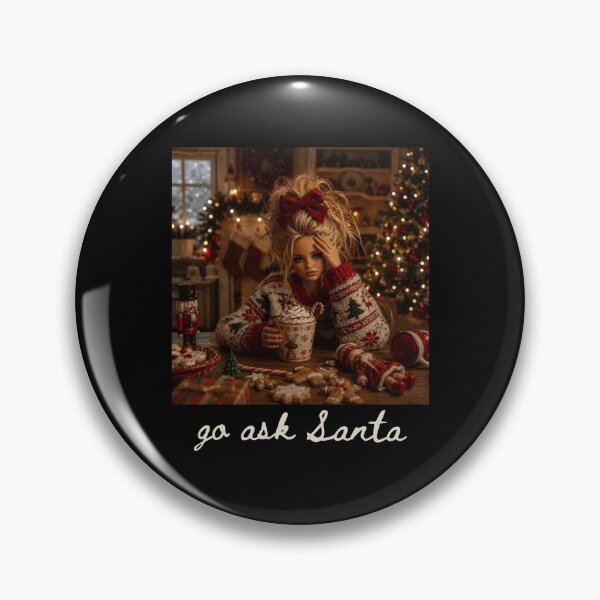 Item preview, Go Ask Santa Christmas Cocoa Holiday Girl Scene designed and sold by cerima.