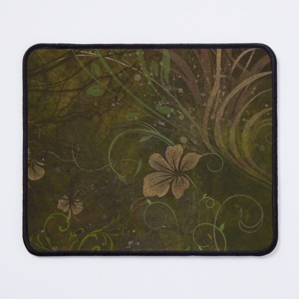 Item preview, Frutiger Eco Floral Grunge | 2000s Earthy Vector Flourish Design designed and sold by BrontesWhimsyStore.