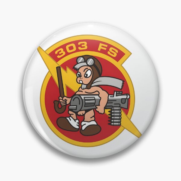 Item preview, USAF 303d Fighter Squadron KC Hawgs Patch designed and sold by CharlieDesings.
