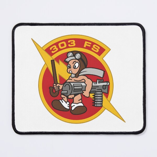 Item preview, USAF 303d Fighter Squadron KC Hawgs Patch designed and sold by CharlieDesings.
