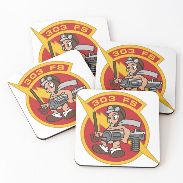 Item preview, USAF 303d Fighter Squadron KC Hawgs Patch designed and sold by CharlieDesings.
