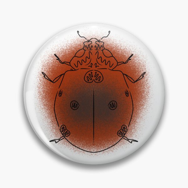 Item preview, Seven-Spotted Ladybug Line-art (Red & Grey) designed and sold by Burnt_Pikachu.