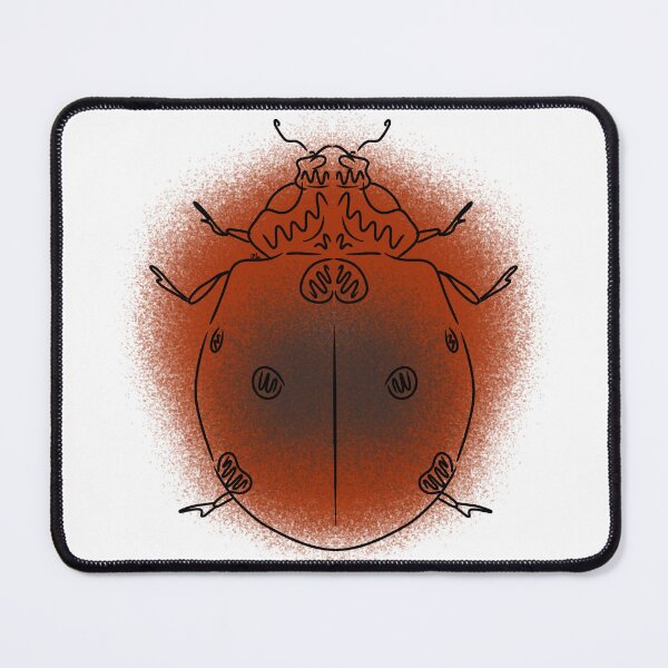 Item preview, Seven-Spotted Ladybug Line-art (Red & Grey) designed and sold by Burnt_Pikachu.