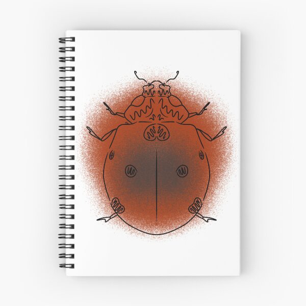 Item preview, Seven-Spotted Ladybug Line-art (Red & Grey) designed and sold by Burnt_Pikachu.