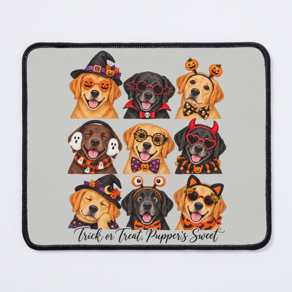 Item preview, Labrador Halloween Costume Collage Trick or Treat Pupper's Sweet designed and sold by AmiGraph.