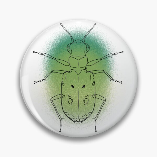 Item preview,  Green Tiger Beetle Line-art (Green) designed and sold by Burnt_Pikachu.