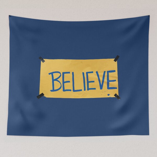 Item preview, Believe in Positivity with Ted Richmond Retro Football Signage designed and sold by unrealindeed.