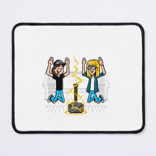 Item preview, Funny Cartoon Rock Fans Worship Magical Hammer designed and sold by AgnesSimon.