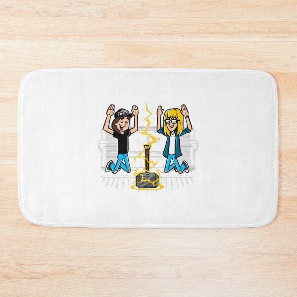 Item preview, Funny Cartoon Rock Fans Worship Magical Hammer designed and sold by AgnesSimon.