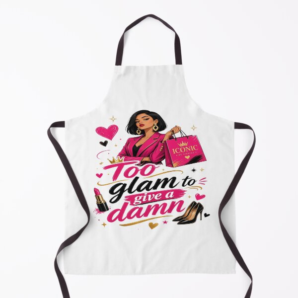 Item preview, Too Glam to Give a Damn – Funny Glamorous Woman Fashion & Diva Attitude Design designed and sold by Sushikidsntoddlers.