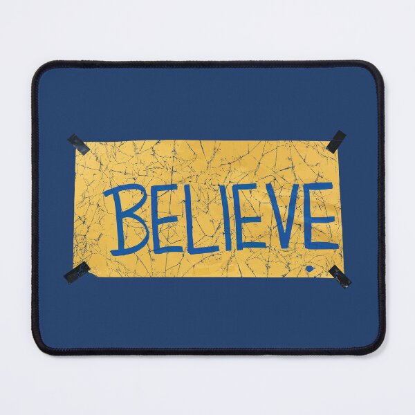 Item preview, Believe in Positivity with Ted Richmond Retro Distressed Football Signage designed and sold by unrealindeed.