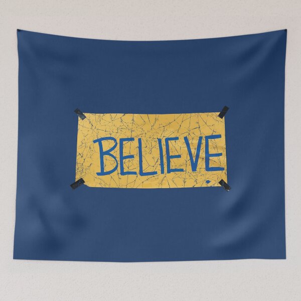 Item preview, Believe in Positivity with Ted Richmond Retro Distressed Football Signage designed and sold by unrealindeed.