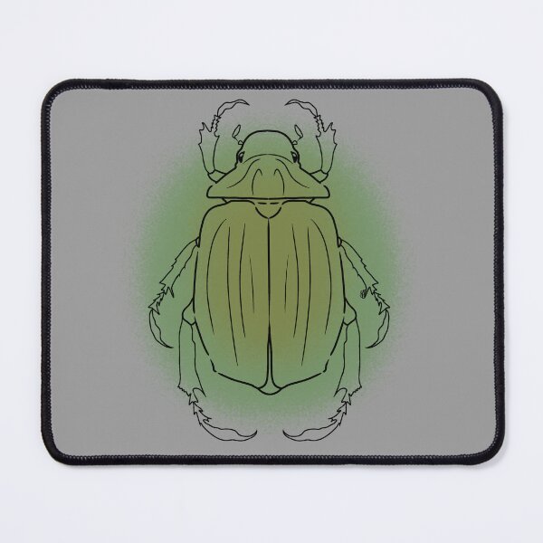 Item preview, Green Scarab Beetle Line-art (Green) designed and sold by Burnt_Pikachu.