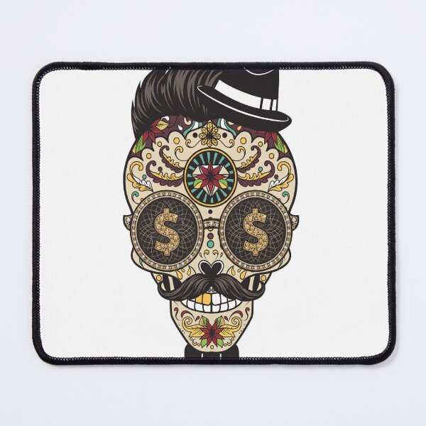 Item preview, Money Talks - Success is a Mindset Cyberpunk Sugar Skull designed and sold by MAHVIX.