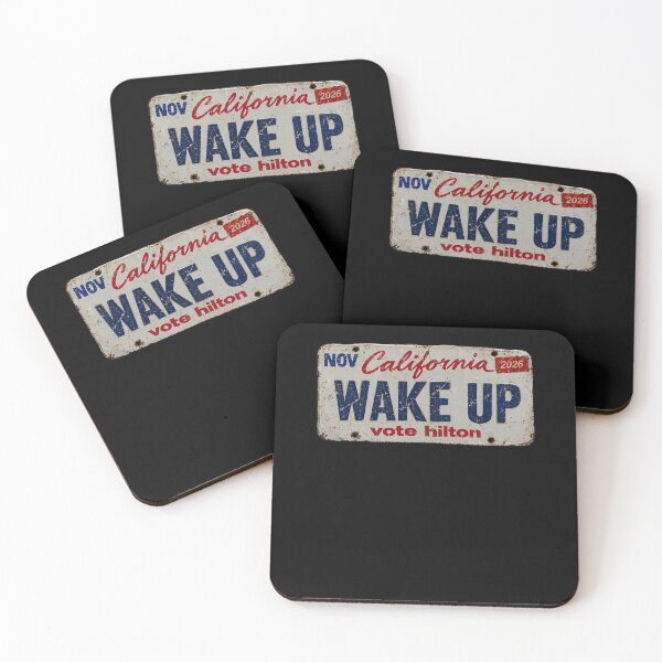 Item preview, California Wake Up Vote Hilton 2026 Political Campaign designed and sold by ostenlee.