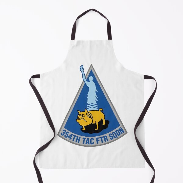 Item preview, USAF 354th Tactical Fighter Squadron Statue of Liberty Bulldogs Patch designed and sold by CharlieDesings.