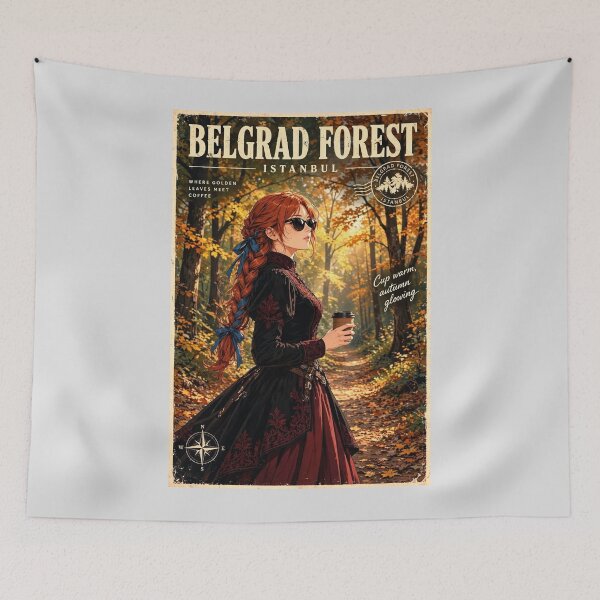 Item preview, Istanbul, Belgrad Forest - Autumn Walk in Belgrad Forest designed and sold by DibujandoPorfa.