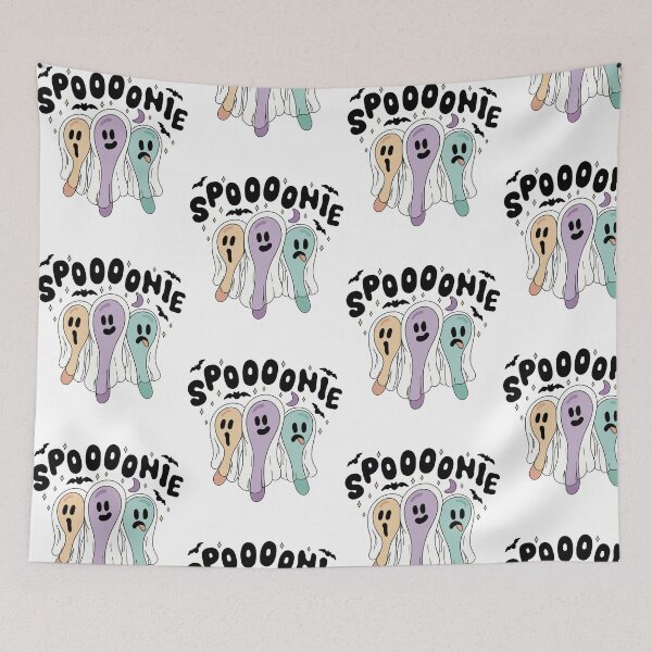 Item preview, Spooky Ghost Trio Halloween Night Paranormal designed and sold by cerima.