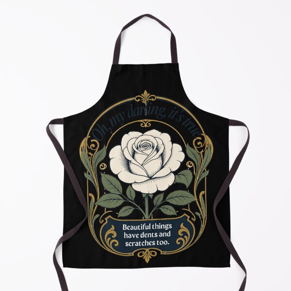 Item preview, Beautiful Things Have Dents and Scratches Too – Vintage Rose Quote 2 designed and sold by GoGreenlove.