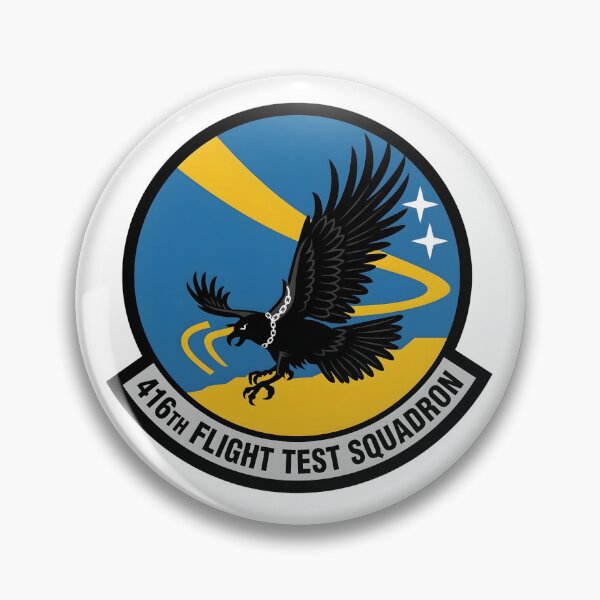 Item preview, USAF 416th Flight Test Squadron Skulls F-16 Patch designed and sold by CharlieDesings.