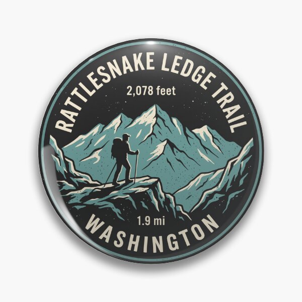 Item preview, Rattlesnake Ledge Trail Washington Mountain Hike designed and sold by Digital Art Works  Hub.