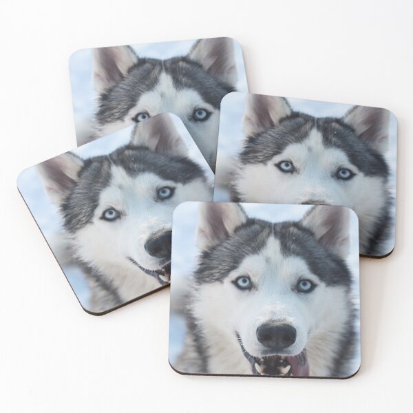 Item preview, Beautiful Fluffy Husky Winter Portrait Face designed and sold by VanGaldo.