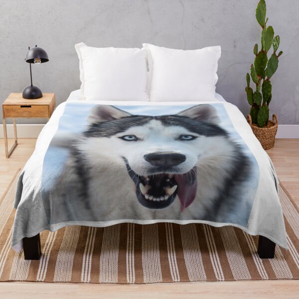 Item preview, Beautiful Fluffy Husky Winter Portrait Face designed and sold by VanGaldo.