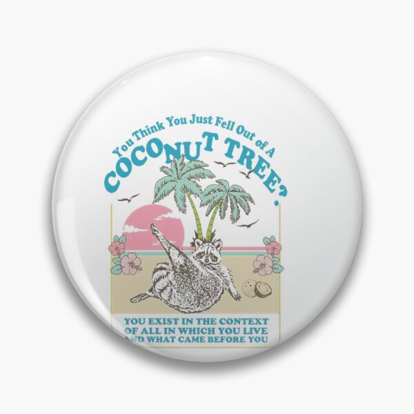 Item preview, Funny Beach Raccoon Coconut Tree Tropical Sun Art designed and sold by AgnesSimon.
