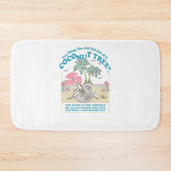 Item preview, Funny Beach Raccoon Coconut Tree Tropical Sun Art designed and sold by AgnesSimon.