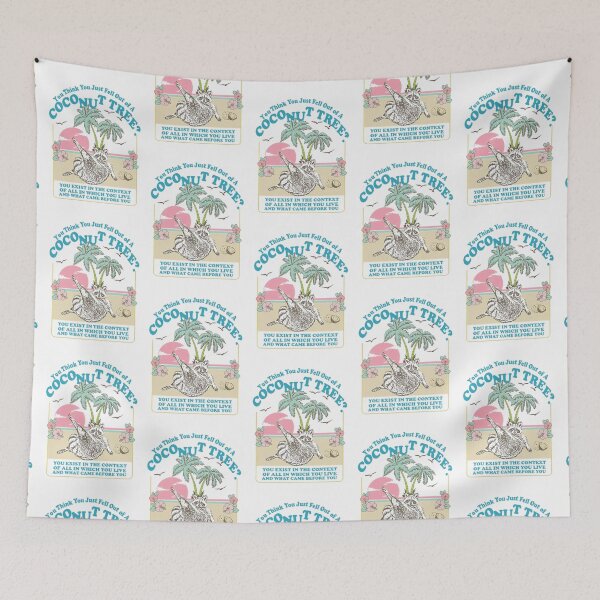 Item preview, Funny Beach Raccoon Coconut Tree Tropical Sun Art designed and sold by AgnesSimon.