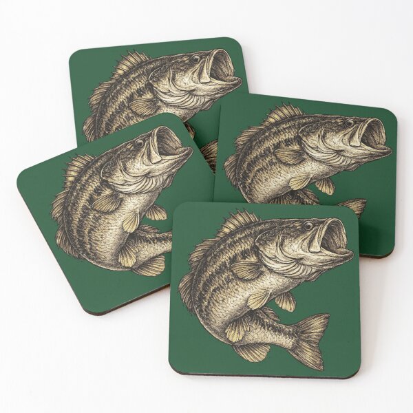 Item preview, Trophy Bass Fishing Art designed and sold by KrungiT Design .