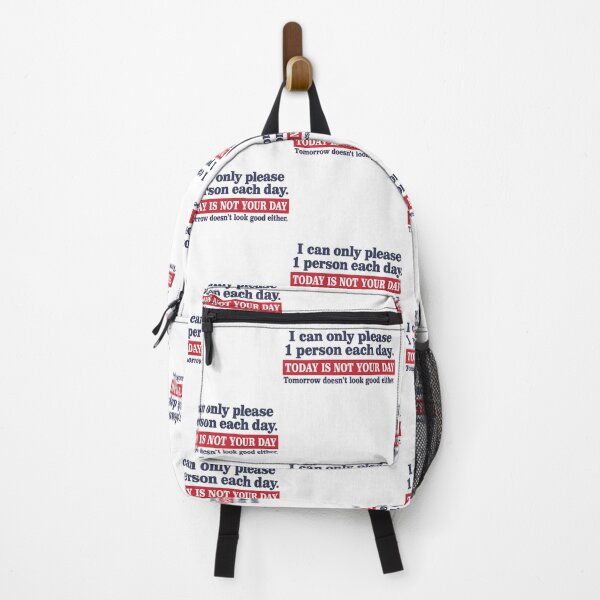 Item preview, Today Is Not Your Day Sarcastic Motivation Quote designed and sold by cerima.