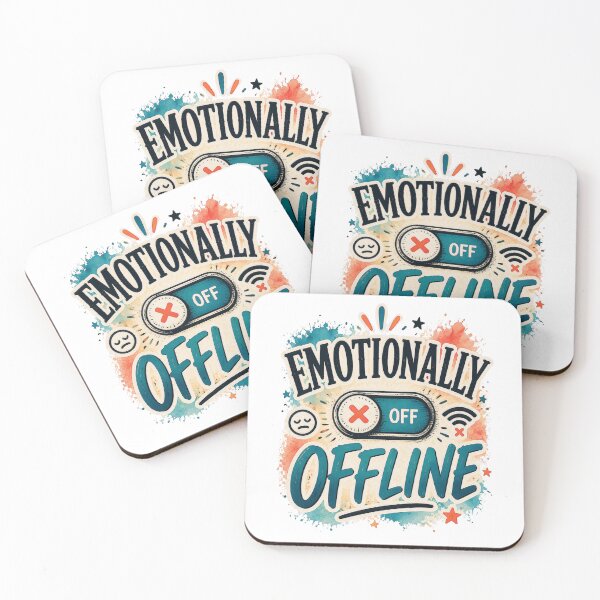 Item preview, Emotionally Offline Introvert Mood Graphic designed and sold by MarselArt.