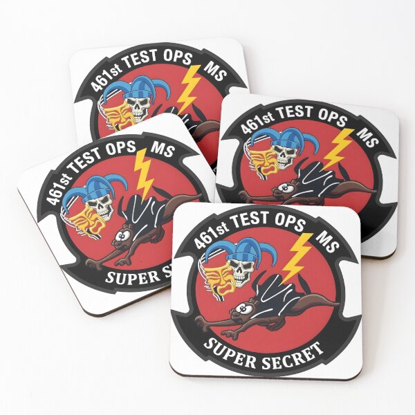 Item preview, USAF 461st Flight Test Squadron Super Secret Test Ops Patch designed and sold by CharlieDesings.