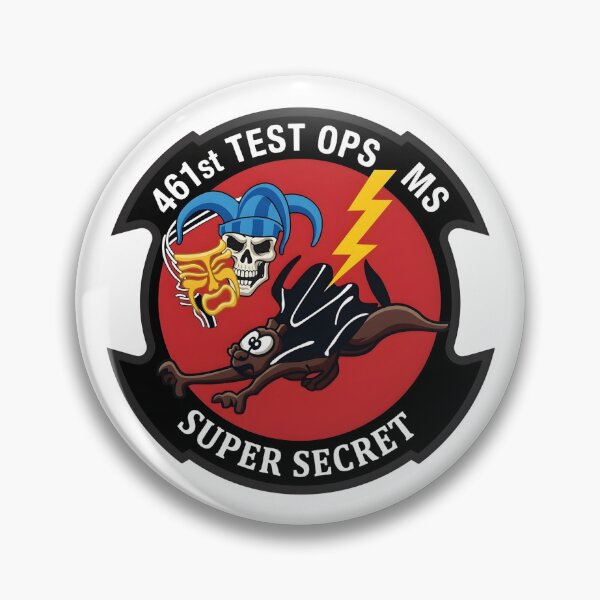 Item preview, USAF 461st Flight Test Squadron Super Secret Test Ops Patch designed and sold by CharlieDesings.