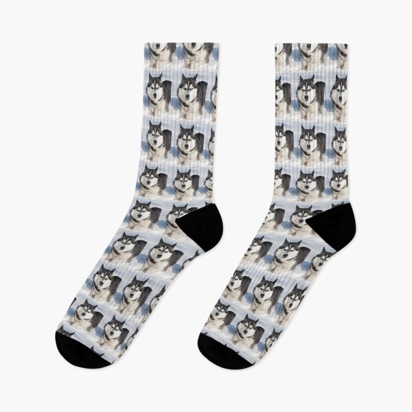 Item preview, Funny Grumpy Siberian Husky In Snow designed and sold by VanGaldo.