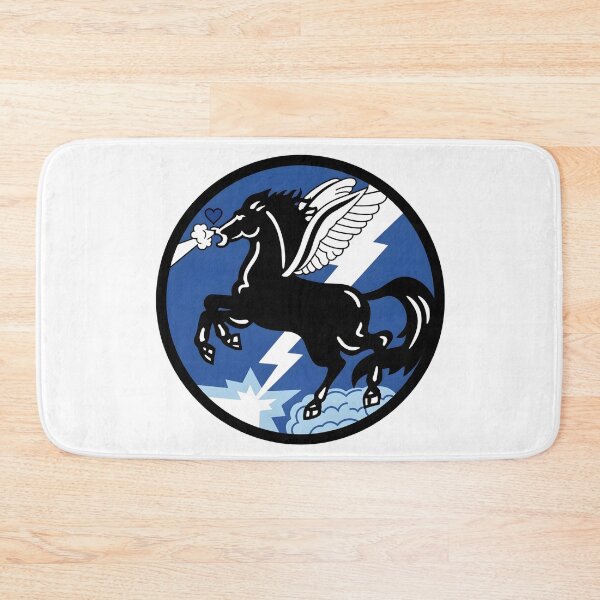 Item preview, USAAF 343d Bombardment Squadron Black Pegasus Patch designed and sold by CharlieDesings.