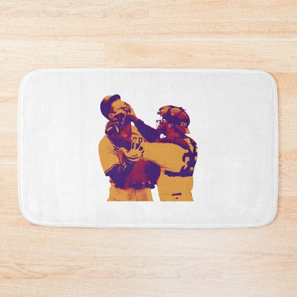 Item preview, Jason Varitek and Alex Rodriguez Baseball Brawl Retro Red Sox Inspired Design designed and sold by James-Carmen.