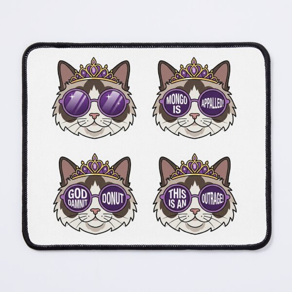 Item preview, Princess Donut Sticker Pack Dungeon Crawler Carl Quotes Mongo Is Appalled LitRPG Cat Set designed and sold by raedattia.