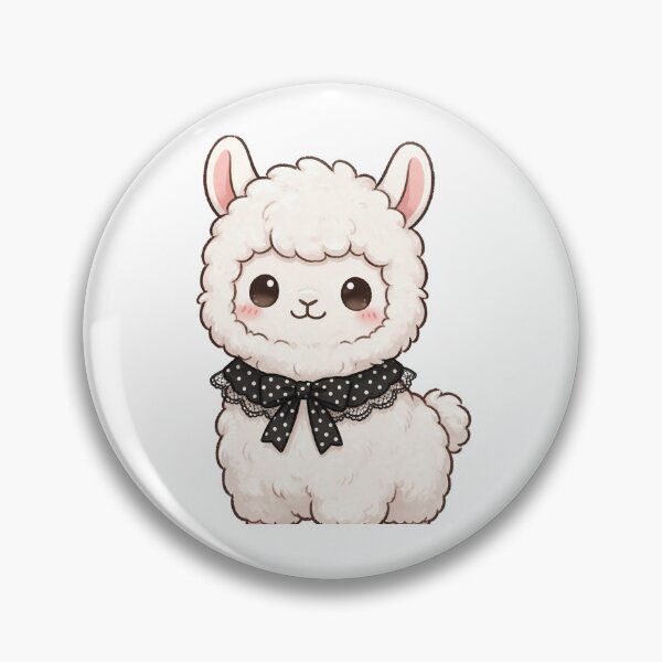 Item preview, Cute llama with black polka dot bow designed and sold by priyankajustine.