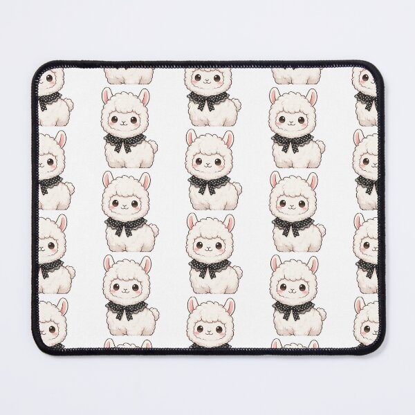 Item preview, Cute llama with black polka dot bow designed and sold by priyankajustine.