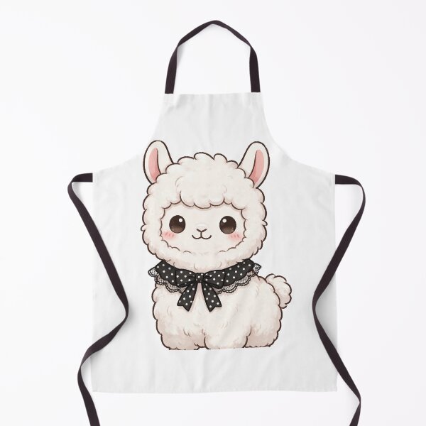 Item preview, Cute llama with black polka dot bow designed and sold by priyankajustine.