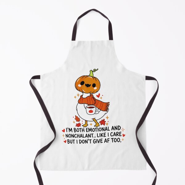 Item preview, Emotional Nonchalant Pumpkin Goose Fall Humor designed and sold by RDGNR.