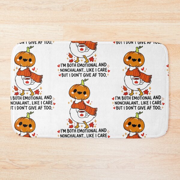 Item preview, Emotional Nonchalant Pumpkin Goose Fall Humor designed and sold by RDGNR.
