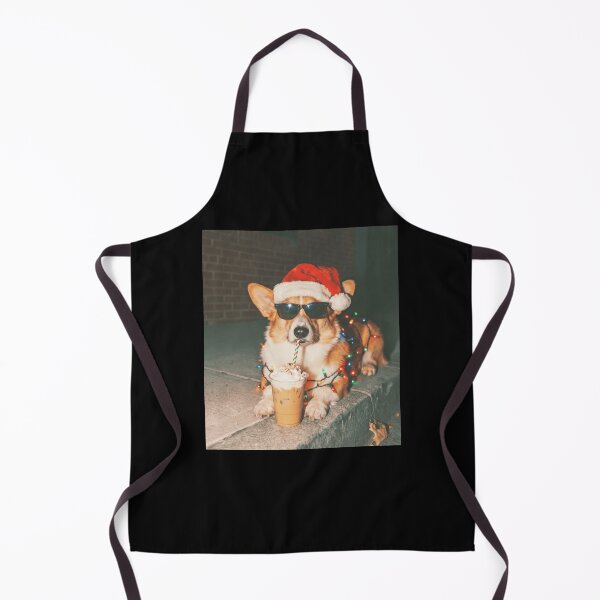 Item preview, Corgi Christmas With Santa Hat Holiday Dog Lovers designed and sold by cerima.