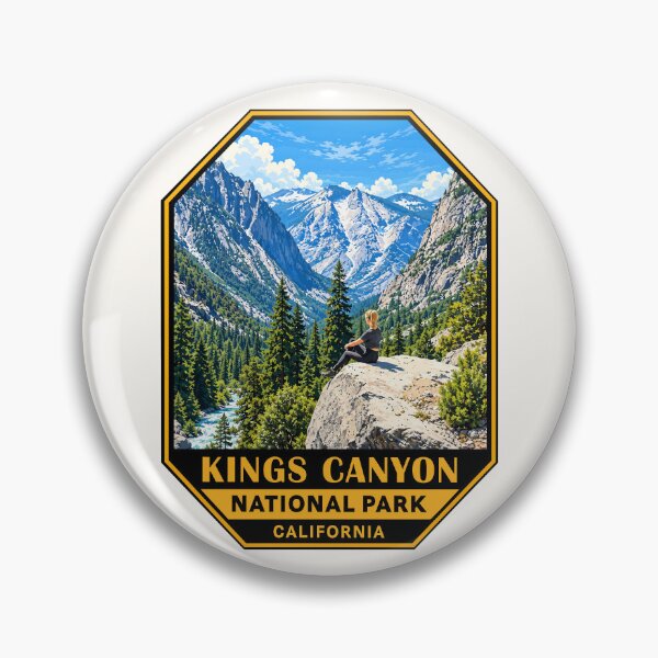 Item preview, Pegatina del Parque Nacional Kings Canyon designed and sold by Gideon Emmerich.