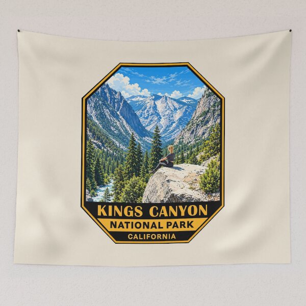 Item preview, Kings Canyon National Park Sticker designed and sold by Gideon Emmerich.