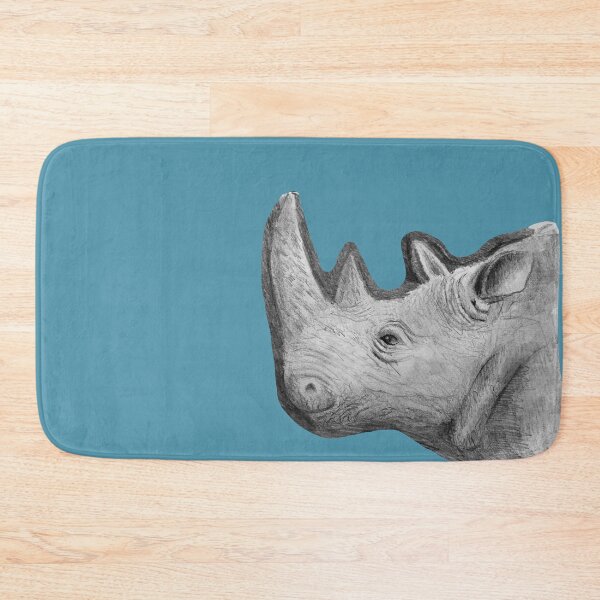 Item preview, Rhinoceros Pencil Sketch Animal Art designed and sold by Sky-99.